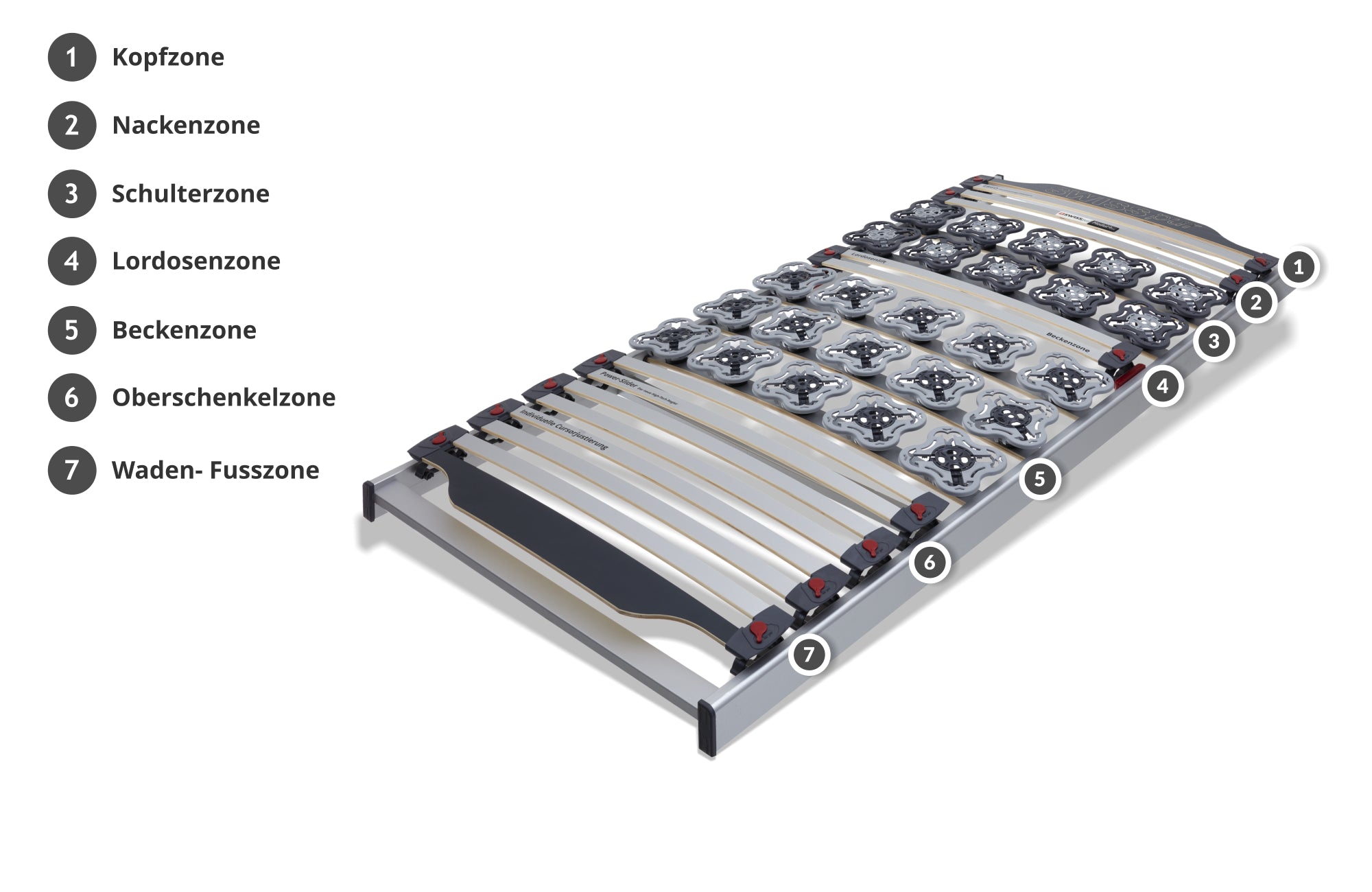 Lattenrost Modul+  SWISSpur