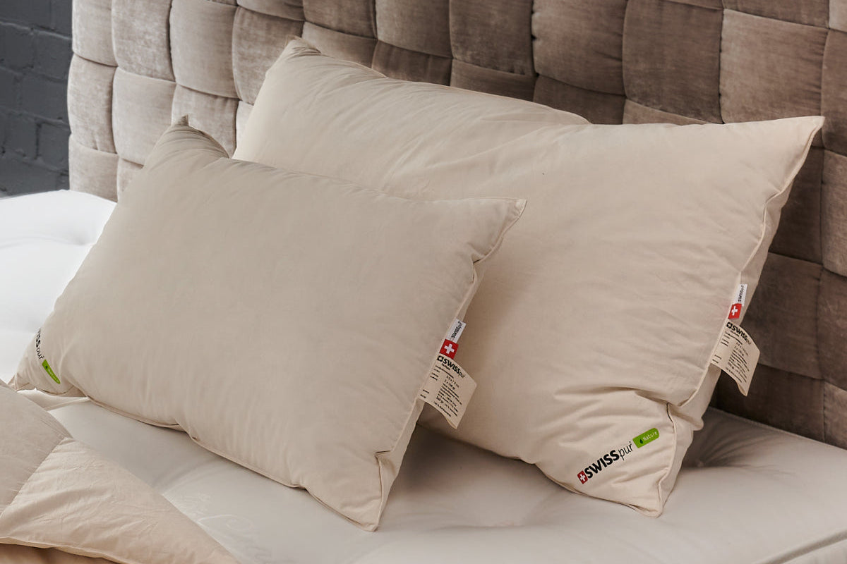 SWISSpur Nature Daunen-Dreikammerkissen SWISSpur