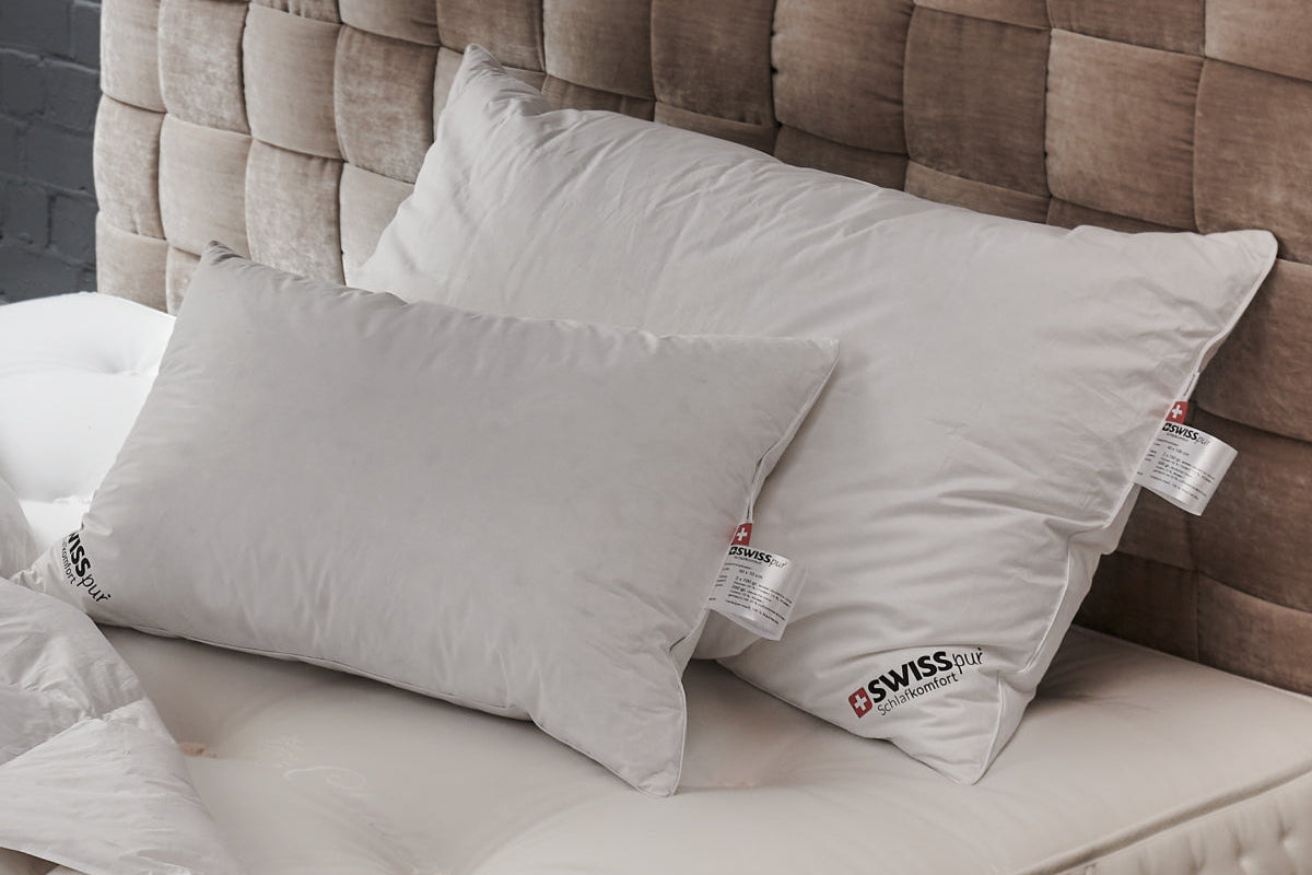 SWISSpur Premium Daunen-Dreikammerkissen SWISSpur