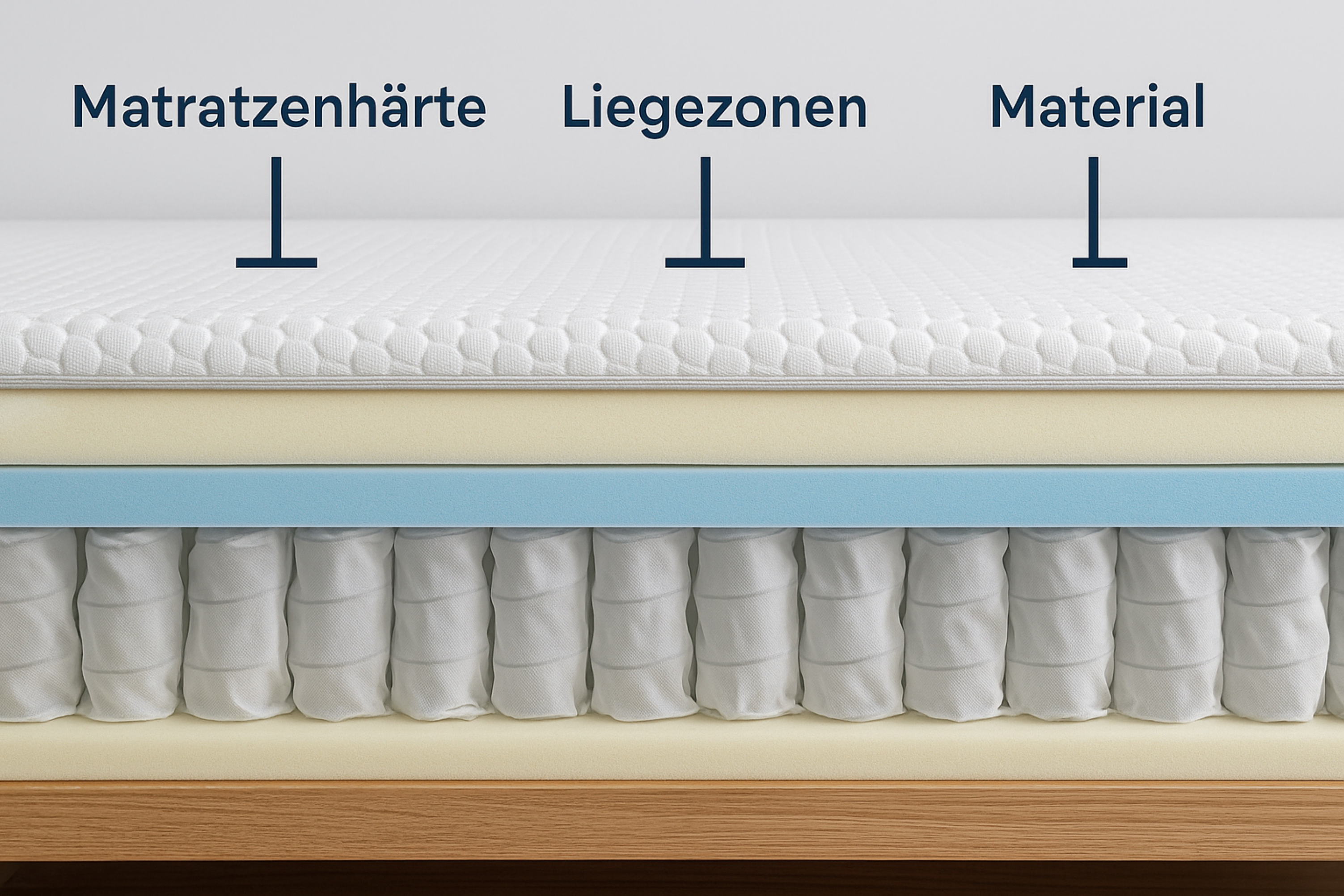 Matratzenhärte, Liegezonen und Material: Der Schlüssel zu mehr Komfort und weniger Schmerzen