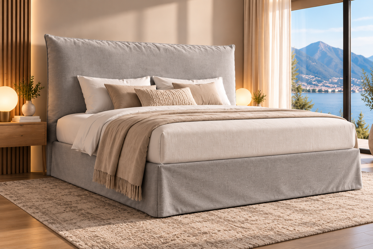 Premium Boxspringbett Montreux im Schlafzimmer, Frontansicht