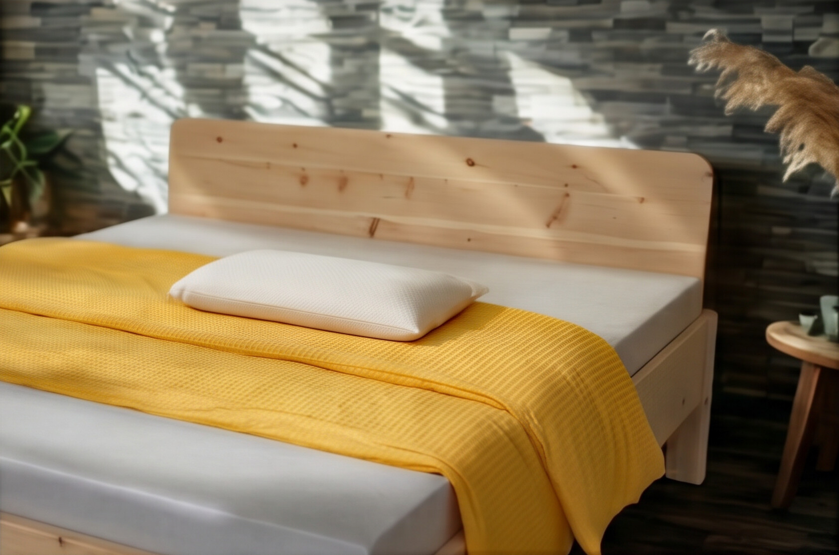 Massivholzbett Andermatt aus Zirbe cpb_product SWISSpur