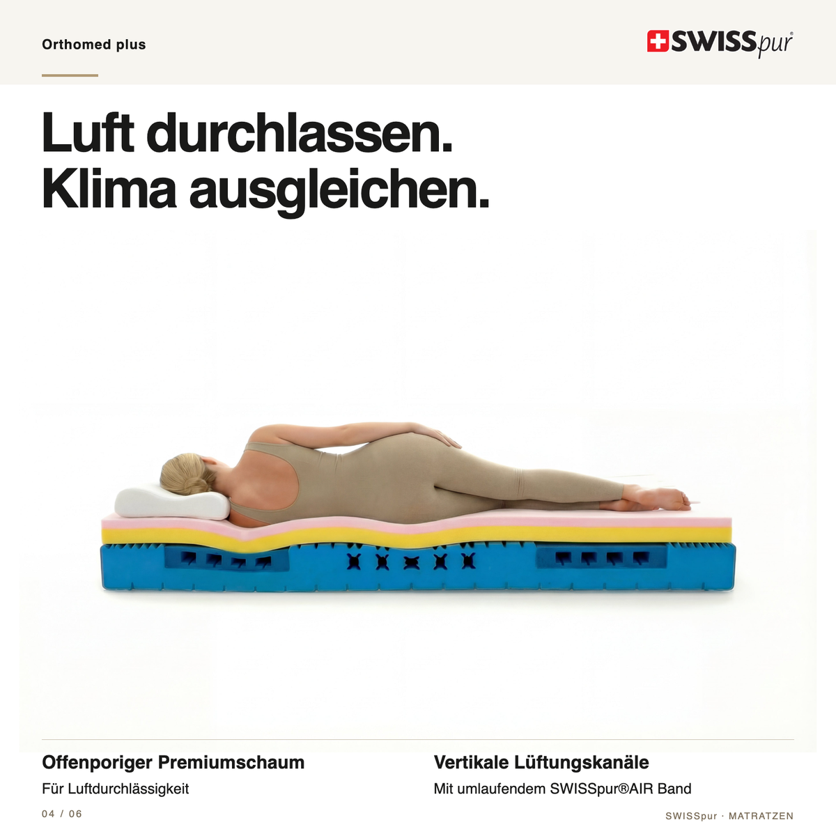 Orthomed plus – Komfort und Klima