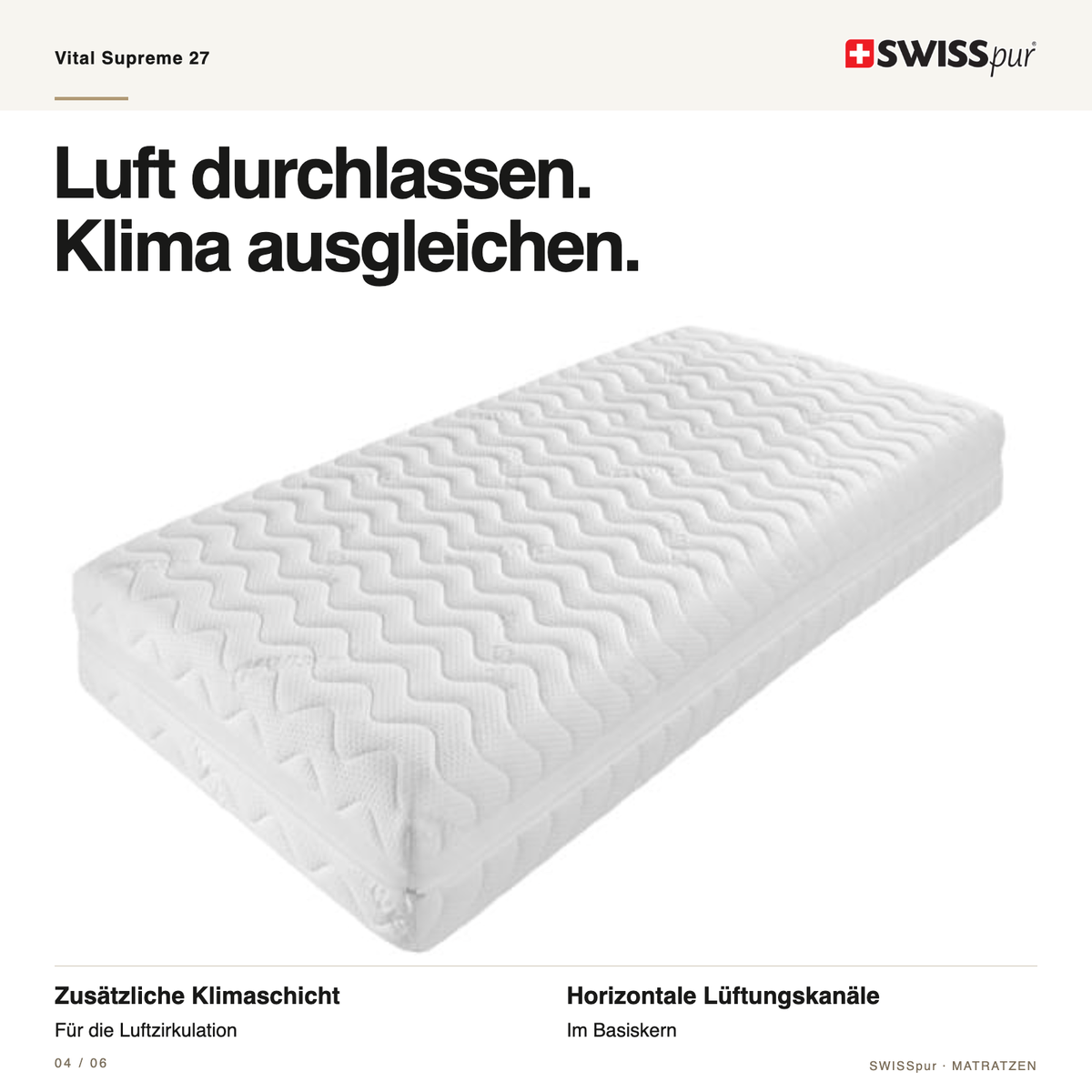 Vital Supreme 27 – Komfort und Klima