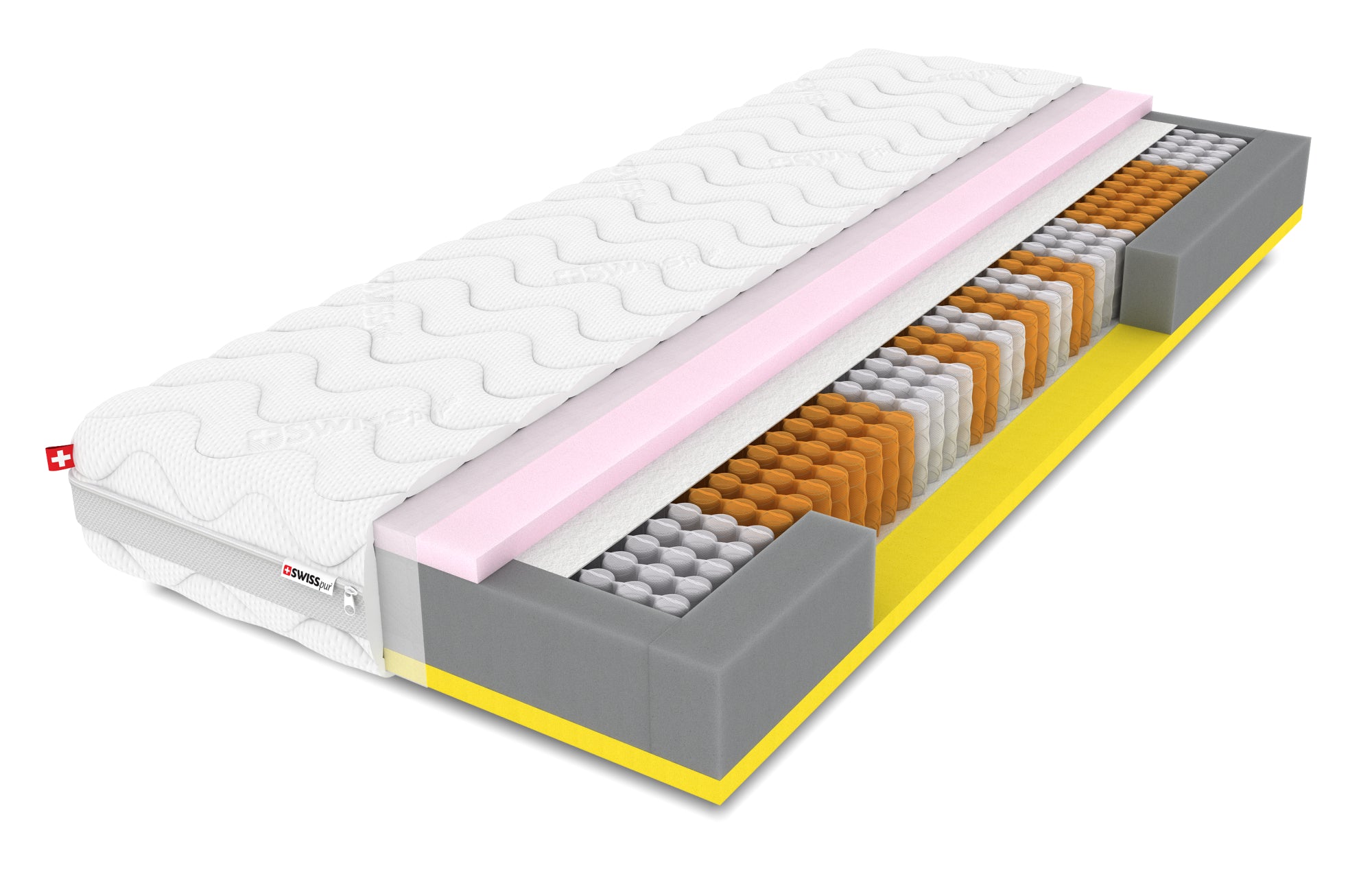 SwissComfort TFK 1000 Tonnen-Taschenfederkernmatratze  SWISSpur